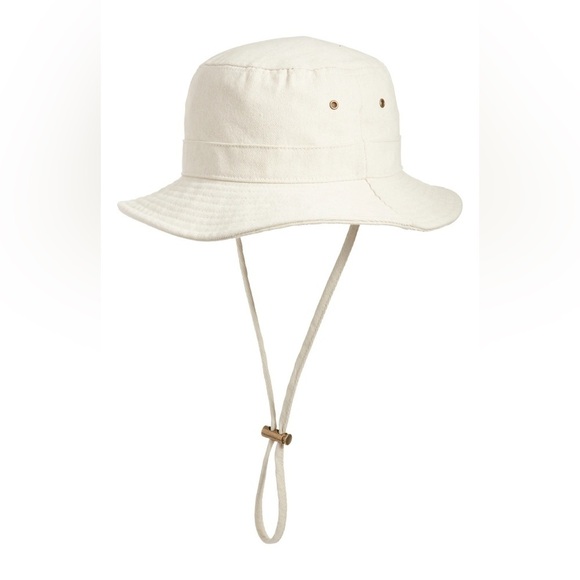NWT Nordstrom Treasure & Bond Denim Sunhat in Ivory - Picture 1 of 9